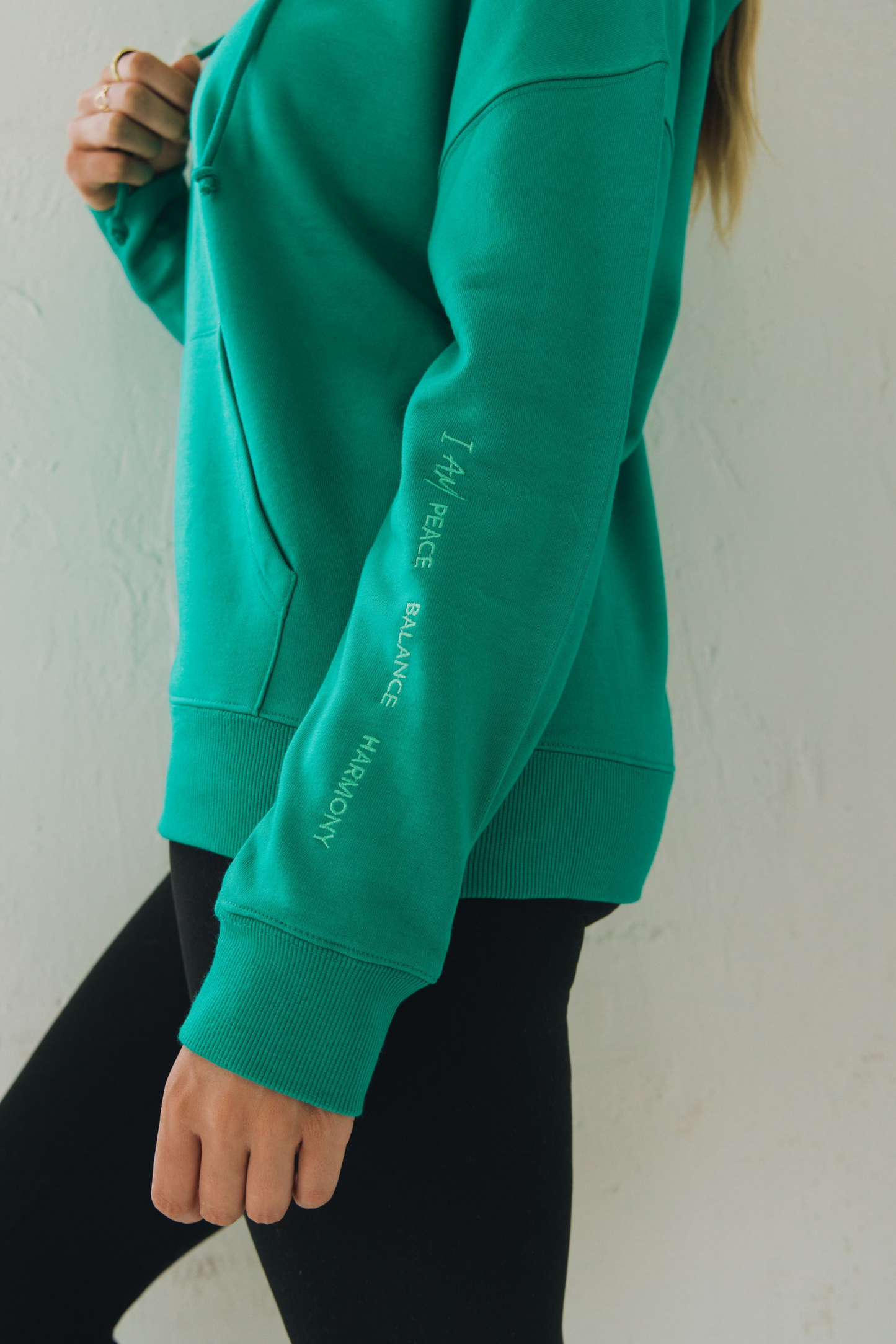 Aura Empower Hoodie - Emerald Green