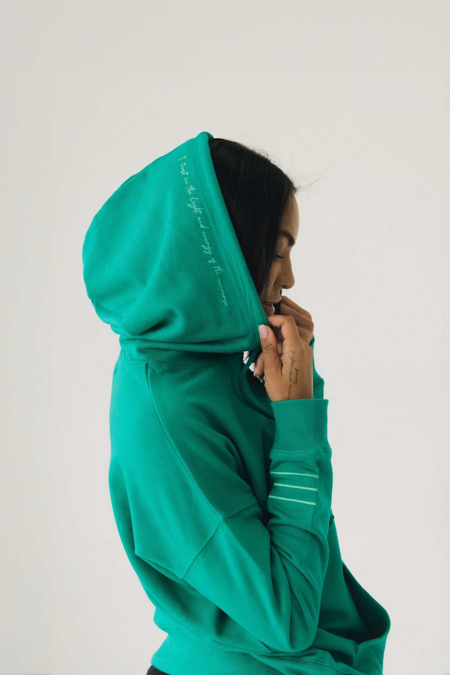 Aura Empower Hoodie - Emerald Green