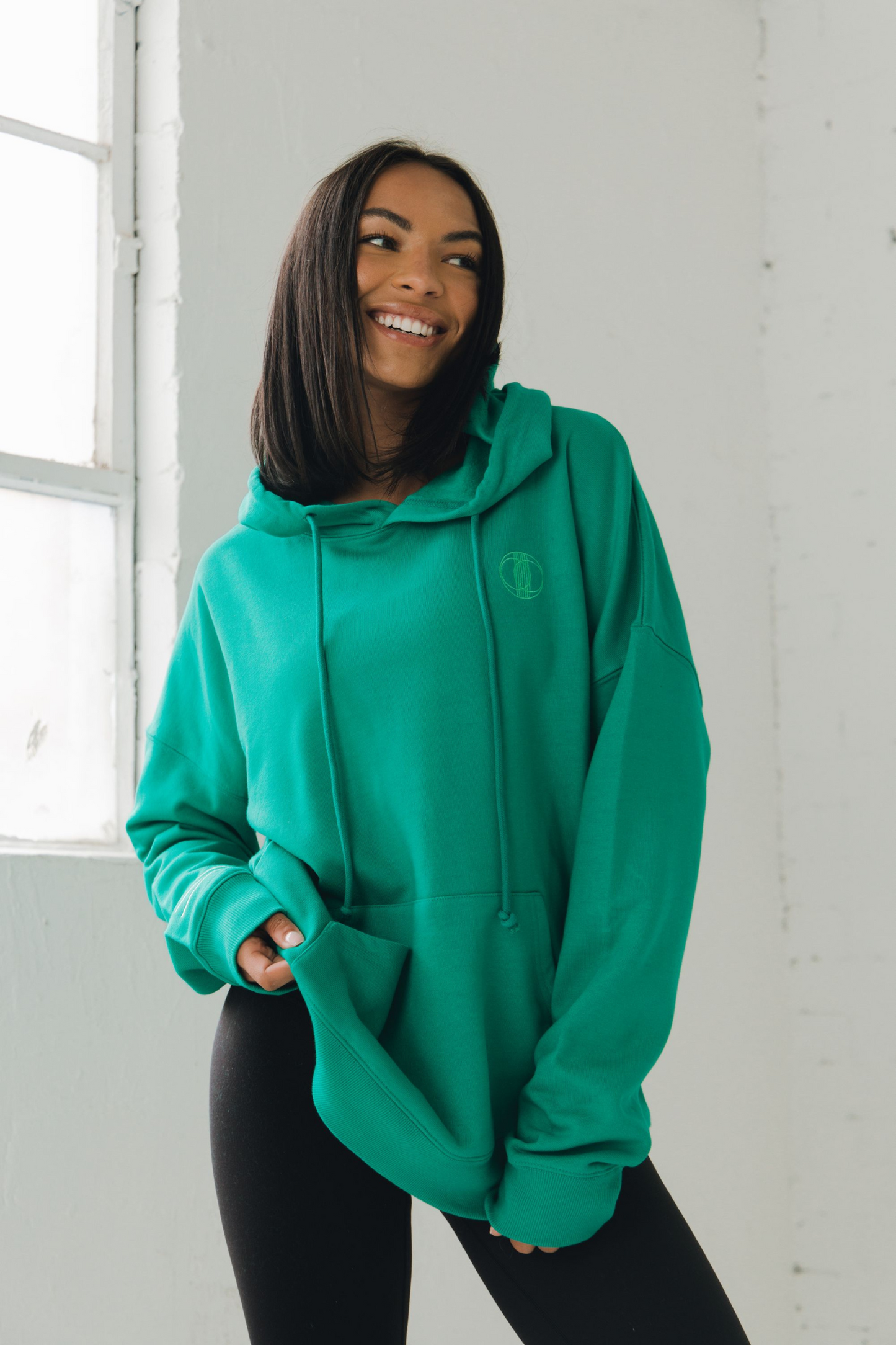 Aura Empower Hoodie - Emerald Green